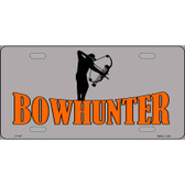 Bow Hunter Metal Novelty License Plate