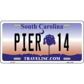 Pier 14 South Carolina Novelty License Plate