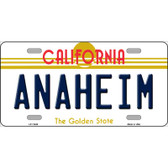 Anaheim California Novelty License Plate