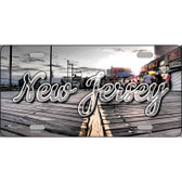 New Jersey Boardwalk Novelty Metal State License Plate