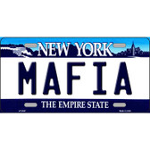 Mafia New York Novelty Metal License Plate