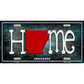Arkansas Home State Outline Novelty License Plate