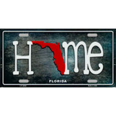 Florida Home State Outline Novelty License Plate