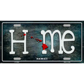 Hawaii Home State Outline Novelty License Plate