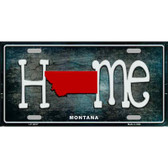 Montana Home State Outline Novelty License Plate