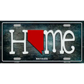 Nevada Home State Outline Novelty License Plate