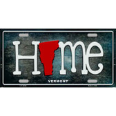 Vermont Home State Outline Novelty License Plate