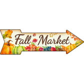 Fall Market Novelty Metal Arrow Sign