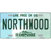 Northwood New Hampshire Novelty Metal License Plate