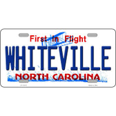 Whiteville North Carolina State Novelty Metal License Plate