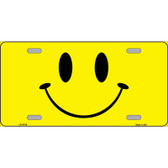 Happy Face Metal Novelty License Plate