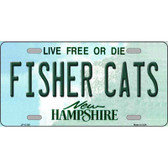 Fisher Cats New Hampshire Novelty Metal License Plate