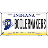 Boilermakers Indiana Novelty Metal License Plate