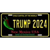 Trump 2024 New Mexico Novelty Metal License Plate