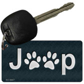 J**P Dog Paws Novelty Metal Key Chain KC-8807