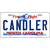 Candler North Carolina Novelty Metal License Plate