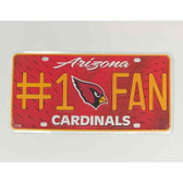 Arizona Cardinals Fan Metal Novelty License Plate Tag LP-760