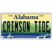 Crimson Tide Novelty Metal License Plate