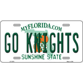 Go Knights Novelty Metal License Plate