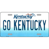 Go Kentucky Novelty Metal License Plate Tag