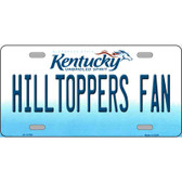 Hilltoppers Fan Novelty Metal License Plate Tag