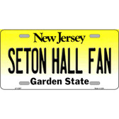 Seton Hall Fan Novelty Metal License Plate