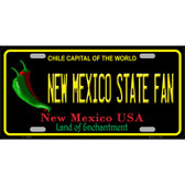 New Mexico State Fan Novelty Metal License Plate