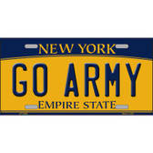 Go Army Novelty Metal License Plate