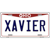 Xavier Novelty Metal License Plate