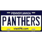 Panthers Novelty Metal License Plate