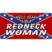 Redneck Woman Novelty Metal License Plate