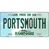 Portsmouth New Hampshire State License Plate