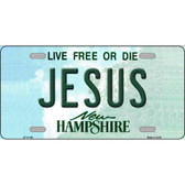 Jesus New Hampshire State License Plate