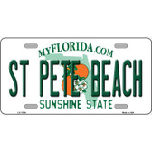 St Pete Beach Florida Metal Novelty License Plate