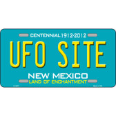 UFO Site New Mexico Novelty Metal License Plate