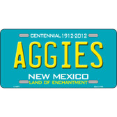 Aggies New Mexico Novelty Metal License Plate