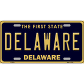 Delaware Novelty Metal License Plate