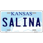 Salina Kansas Novelty Metal License Plate
