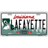 Lafayette Louisiana Novelty Metal License Plate