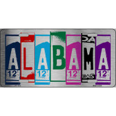 Alabama License Plate Art Metal Novelty License Plate