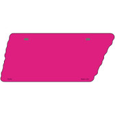 Pink Solid Novelty Metal Tennessee License Plate Tag TN-002