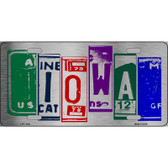 Iowa License Plate Art Metal Novelty License Plate