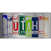 Utah License Plate Art Metal Novelty License Plate