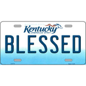 Blessed Kentucky Novelty Metal License Plate