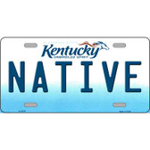 Native Kentucky Novelty Metal License Plate