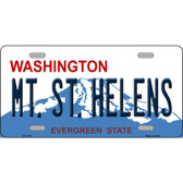 Mt St Helens Washington Novelty Metal License Plate