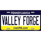 Valley Forge Pennsylvania State Novelty Metal License Plate