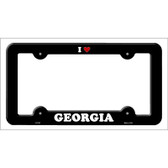 Love Georgia Novelty Metal License Plate Frame LPF-287