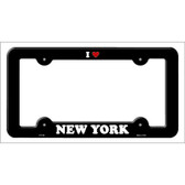 Love New York Novelty Metal License Plate Frame LPF-309