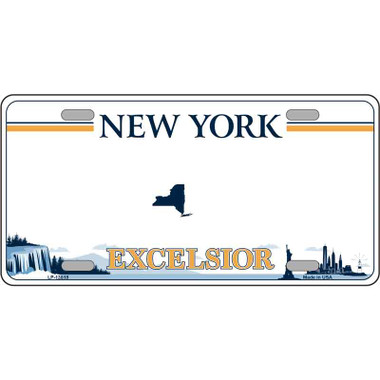 Personalized New York Excelsior Custom License Plate